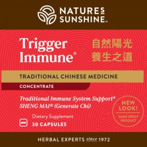 Etiqueta de Nature's Sunshine Trigger Immune TCM