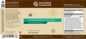 Nature's Sunshine SF Label