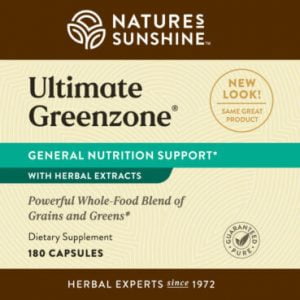 Nature's Sunshine Ultimate Greenzone label