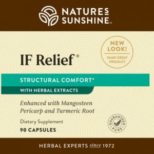 Nature's Sunshine IF Relief Label