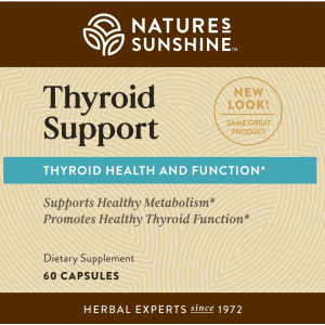 Nature's Sunshine Thyroid Support Label