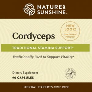 Nature's Sunshine Cordyceps Label