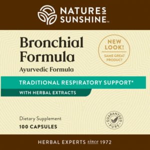 Bronchial Formula label