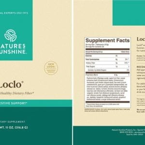 Nature's Sunshine LOCLO Label