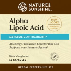 Alpha Lipoic Acid Label