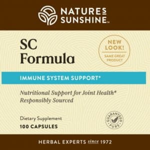 Etiqueta de Nature's Sunshine SC Formula