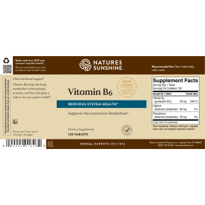 Nature's Sunshine Vitamin B6