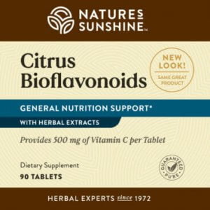 Nature's Sunshine Citrus Bioflavonoids Label