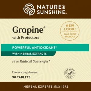 Etiqueta de uva de Nature's Sunshine