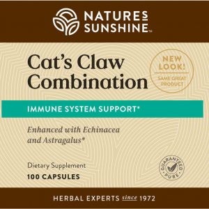 Nature's Sunshine Cat's Claw Combination Label