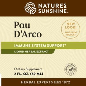 Nature's Sunshine Pau D'Arco Label