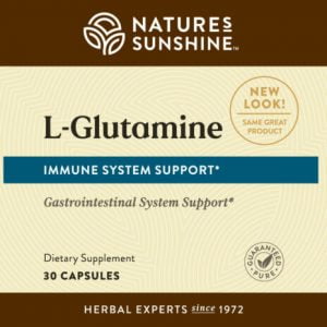 Nature's Sunshine l-Glutamine Label