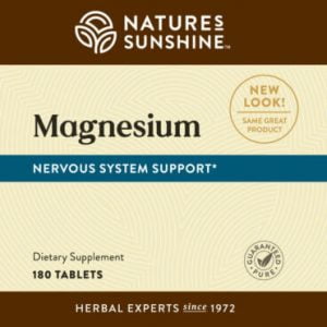 Nature's Sunshine Magnesium Label