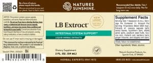 Nature's Sunshine LB Extract Label