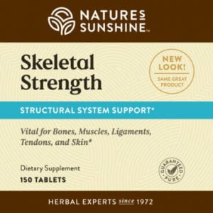 Etiqueta de Nature's Sunshine Skeletal Strength