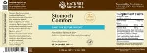 Nature's Sunshine Stomach Comfort Label