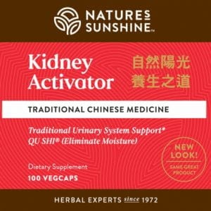 Nature's Sunshine Kidney Activator Label