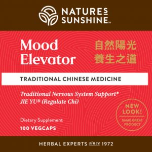 Nature's Sunshine Mood Elevator Label