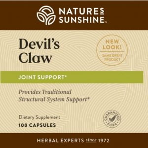 Etiqueta de Nature's Sunshine Devil's Claw