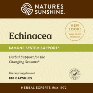 Etiqueta de Nature's Sunshine Echinacea