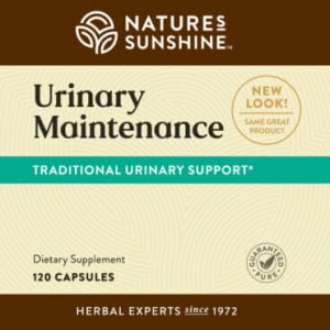 Etiqueta de mantenimiento urinario de Nature's Sunshine