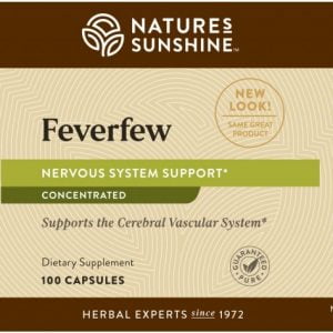 Nature's Sunshine Feverfew Label