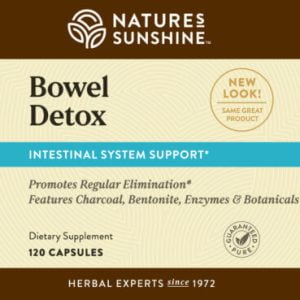 Bowel Detox label