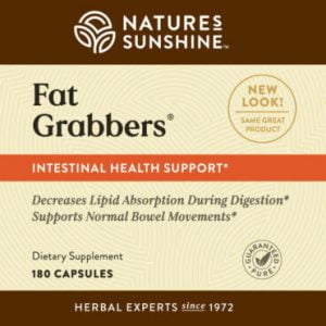 Etiqueta de Nature's Sunshine Fat Grabbers