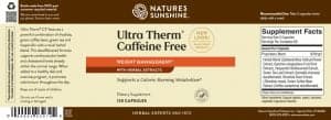 Nature's Sunshine Ultra Therm CF Label