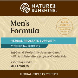 Natures Sunshine Men's Formula Label