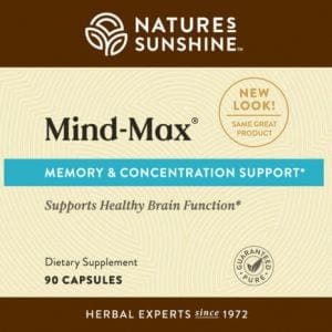 Nature's Sunshine Mind-Max label