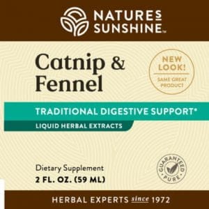 Nature's Sunshine Catnip & Fennel Label