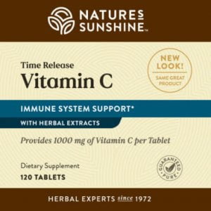 Nature's Sunshine Vitamin C Time Release Label