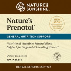 Nature's Prenatal Label
