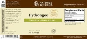Etiqueta Nature's Sunshine Hydrangea