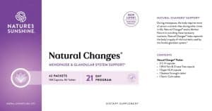 Nature's Sunshine Natural Changes Label