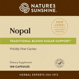 Nature's Sunshine Nopal Label
