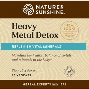 Etiqueta Natures Sunshine Heavy Metal Detox
