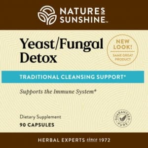 Nature's Sunshine Yeast Fungal Detox Label