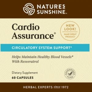 Nature's Sunshine Cardio Assurance Label