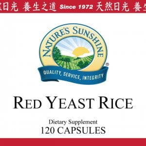 Nature's Sunshine Red Yeast Rice Label