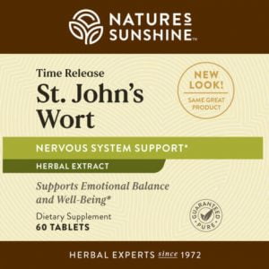 Etiqueta de Nature's Sunshine St. Johns Wort