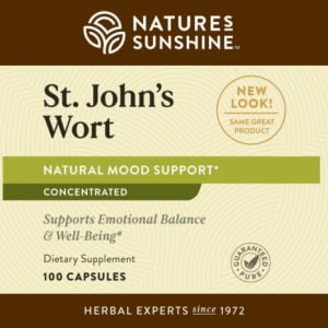 Nature's Sunshine St. Johns Wort Label