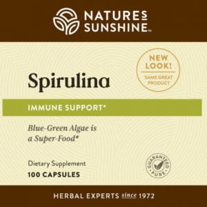 Nature's Sunshine Spirulina Label