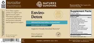 Nature's Sunshine Enviro-Detox Label