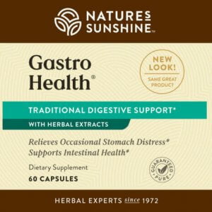 Etiqueta de Nature's Sunshine Gastro Health