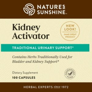 Nature's Sunshine Kidney Activator Label