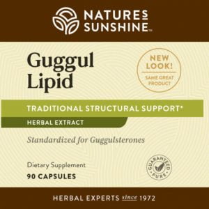 Etiqueta de Nature's Sunshine Guggul Lipid