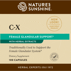 Etiqueta C-X de Nature's Sunshine