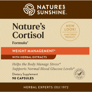 Etiqueta de Nature's Sunshine Nature's Cortisol